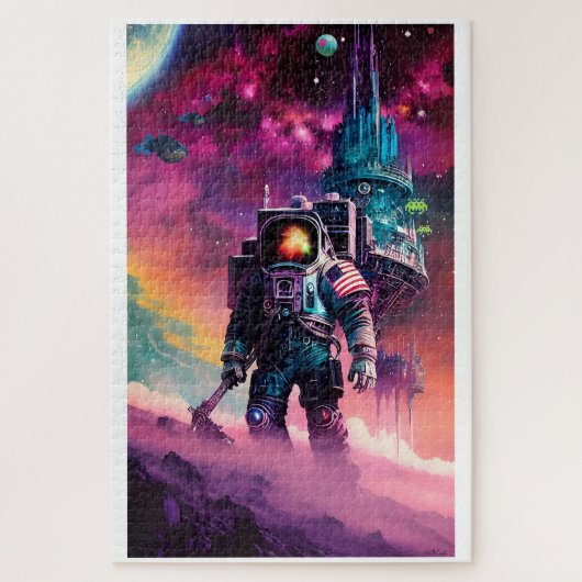 Die Raumfahrer Puzzle (Vertikal)