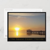 Die Raumküste, Florida Postkarte (Vorne/Hinten)