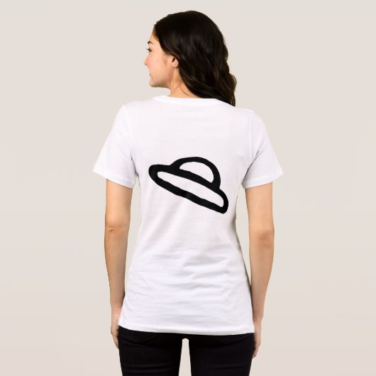 Die räumliche Kreativität vor der Tür Tri-Blend Shirt (Rückseite voll)