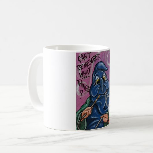Die RAUPE Alice im Wunderland-Tasse Kaffeetasse (Vorderseite Links)