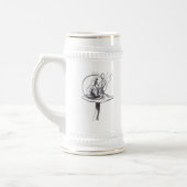 Die Raupe Bierglas (Links)