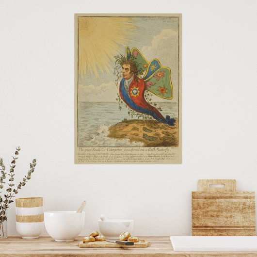 Die Raupe der Großen Südsee, Transform'd Poster (Küche)