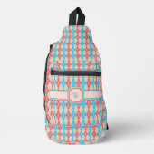 Die Raute am Strand Crossbody Bag (Vorderseite)