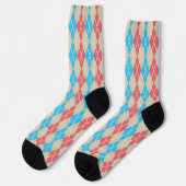 Die Raute am Strand Socken (Linkes Detail)