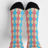 Die Raute am Strand Socken (Oben)