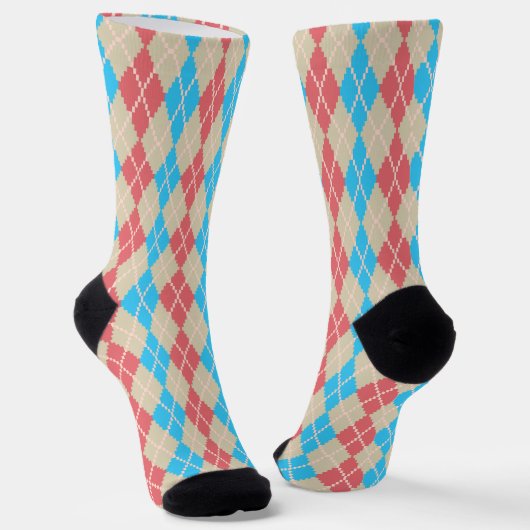 Die Raute am Strand Socken (Gewinkelt)