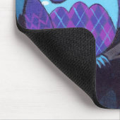 Die Rauten-Eulen-Mausunterlage Mousepad (Ecke)