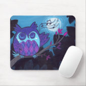 Die Rauten-Eulen-Mausunterlage Mousepad (Mit Mouse)