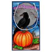Die Raven Happy Halloween-Geschenktasche Kleine Geschenktüte (Rückseite)