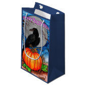 Die Raven Happy Halloween-Geschenktasche Kleine Geschenktüte (Vorderseite Schrägansicht)