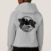 Die Raven Jacket Hoodie Kid's Raven Art Jacket (Rückseite)