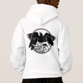 Die Raven Jacket Hoodie Kid's Raven Art Jacket (Rückseite)