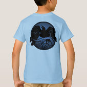 Die Raven Jacket Hoodie Kid's Raven Art Jacket T-Shirt (Rückseite)