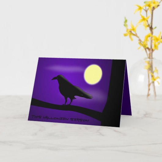 Die Raven Karte (Gelbe Blume)