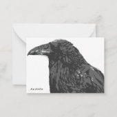Die Raven Lesezeichen Mitteilungskarte (Rückseite)