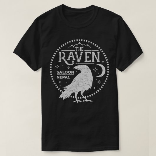 Die Raven Tavern Nepal T-Shirt (Design vorne)