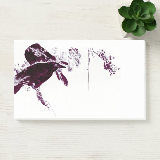 Die Ravens in den Bäumen Post-it Klebezettel (Büro)