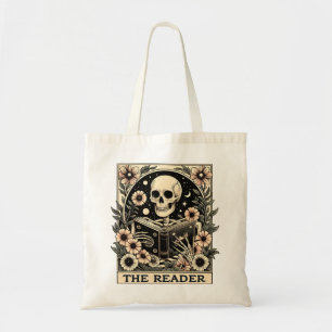 Die Reader Skeleton Tarot Card Tragetasche