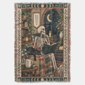 Die Reader Tarot Card Woven Decke (Vorderseite Vertikal)