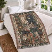 Die Reader Tarot Card Woven Decke
