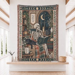 Die Reader Tarot Card Woven Decke