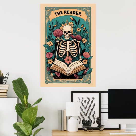Die Reader-Tarot-Karte Poster (Heimbüro)