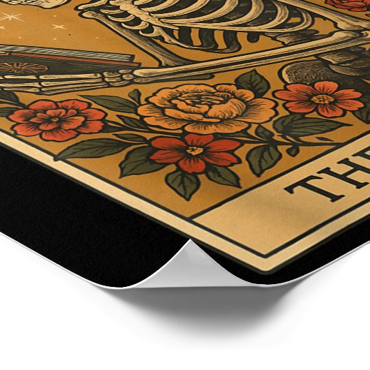Die Reader-Tarot-Karte Poster (Ecke)