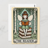 Die Reader-Tarot-Karte Postkarte (Vorne/Hinten)