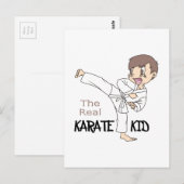 DIE REALE KARATE KID POSTKARTE (Vorne/Hinten)