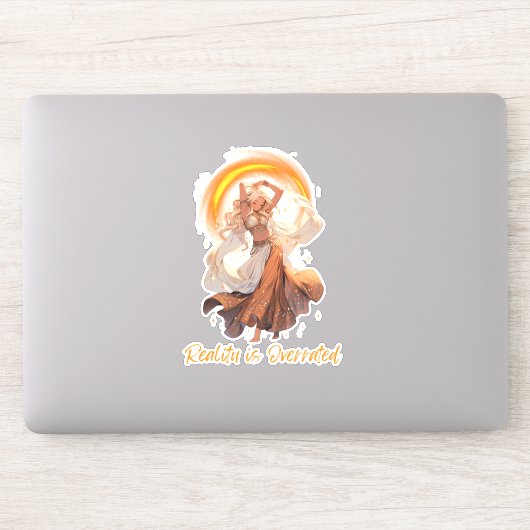 Die Realität ist übertrieben Aufkleber (Computer)