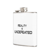 Die Realität ist unbesiegt Flachmann (Links)