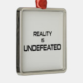 Die Realität ist unbesiegt Ornament Aus Metall (Rechts)