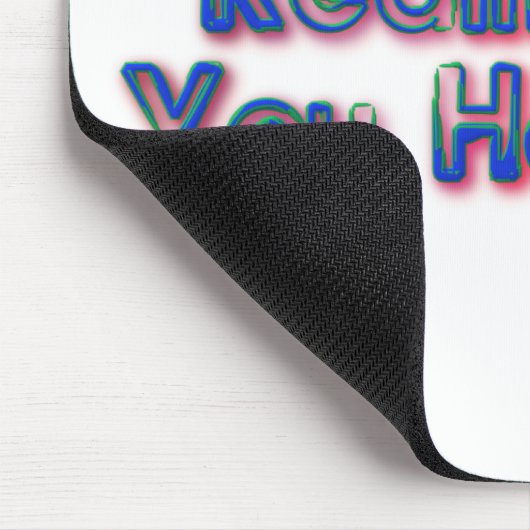 Die Realität trifft dich hart Bro Mousepad (Ecke)