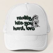 Die Realität trifft dich hart Bro Truckerkappe (Vorderseite)