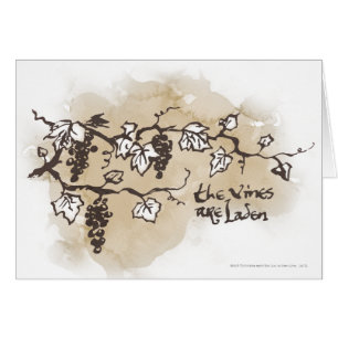 Die Reben sind beladen