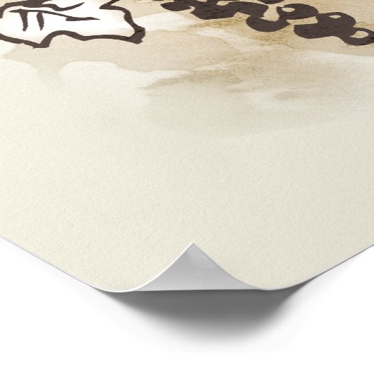 Die Reben sind beladen Poster (Ecke)