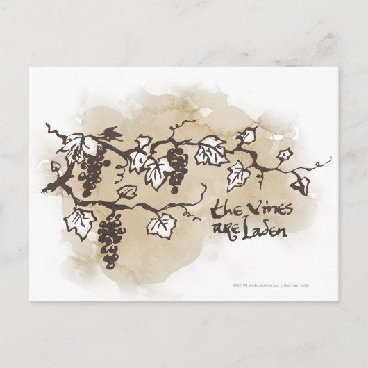 Die Reben sind beladen Postkarte (Vorderseite)