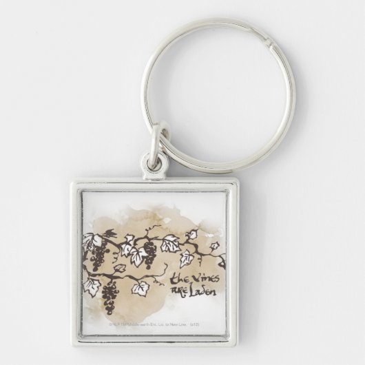 Die Reben sind beladen Schlüsselanhänger (Vorne)