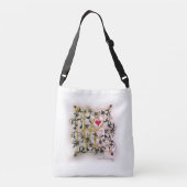 Die Reben von Liebe Crossbody Tasche (Medium) (Rückseite)