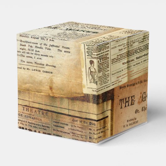 Die Rechnungen Geschenkschachtel (Rückseite)