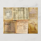 Die Rechnungen Postkarte (Vorderseite)