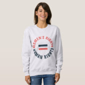 Die Recht-gleiche Menschenrechte der Frauen Sweatshirt (Vorne ganz)