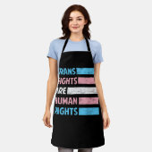 Die Rechte der Flaggen sind Menschenrechte LGBT Ge Schürze (Getragen)