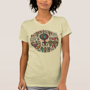 Die Rechte der Frau sind Menschenrechte - Bella+Le T-Shirt