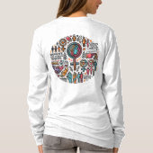 Die Rechte der Frau sind Menschenrechte T-Shirt (Rückseite)