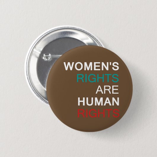 Die Rechte der Frauen Button (Vorne & Hinten)