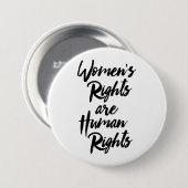 Die Rechte der Frauen sind Menschenrechte Button (Vorne & Hinten)
