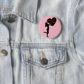 Die Rechte der Frauen sind Menschenrechts-Knopf Button (Beispiel)