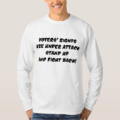 Die Rechte der Wähler T-Shirt (Vorderseite)