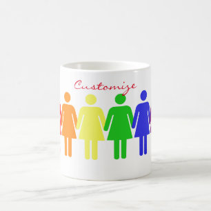 die Rechte LGBTQIA Thunder_Cove der Frauen Kaffeetasse
